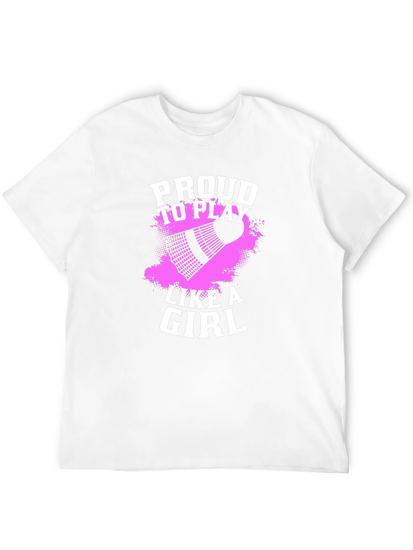 Proud to Play Like A Girl Badminton T-Shirt