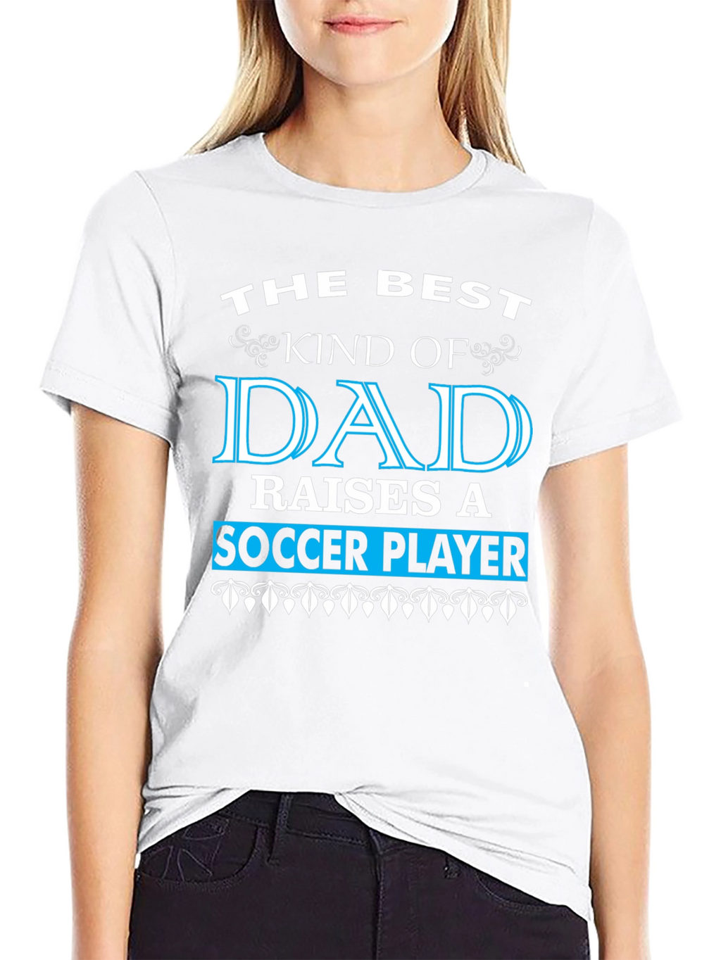 Best Dad Soccer Player T-Shirt