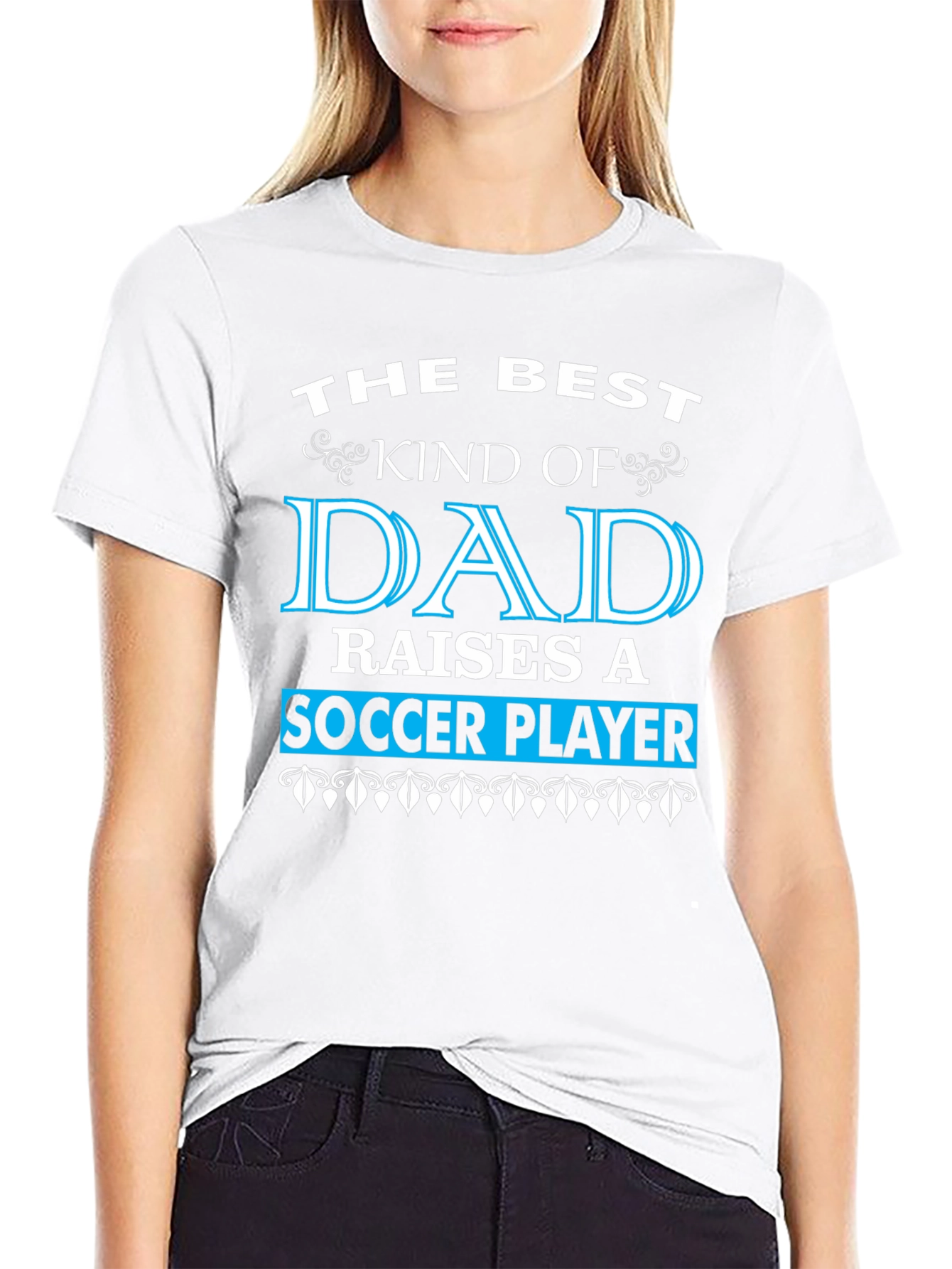 Best Dad Soccer Player T-Shirt
