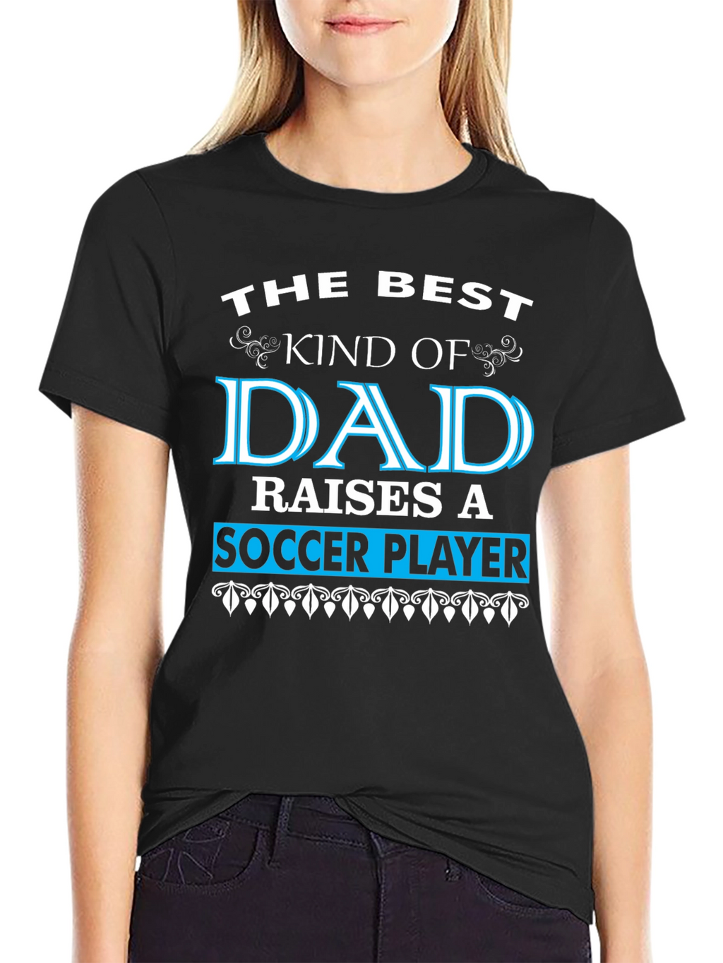 Best Dad Soccer Player T-Shirt