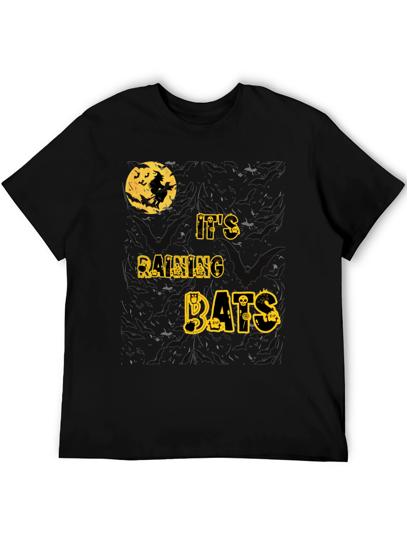Halloween Witch Bats T-Shirt - Spooky Season Tee