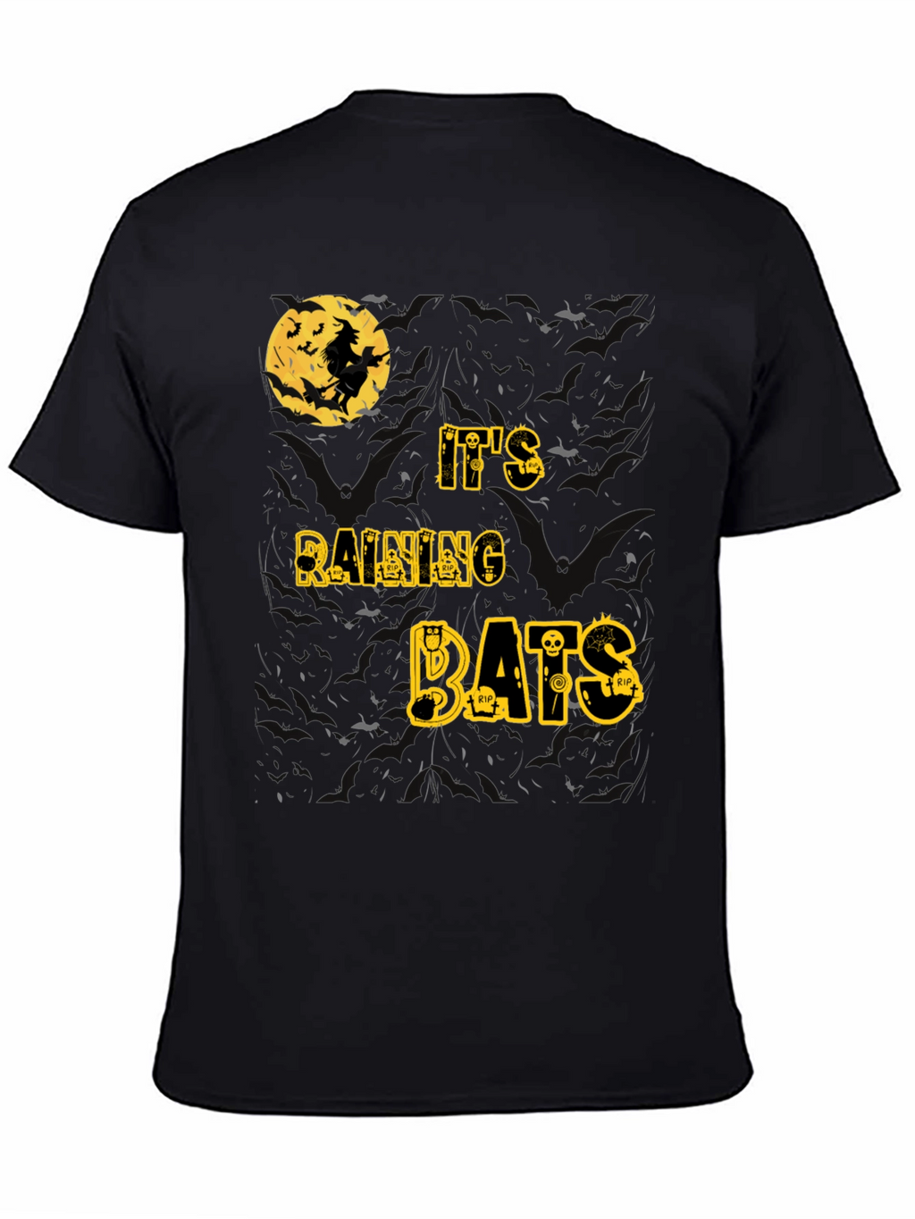 Halloween Witch Bats T-Shirt - Spooky Season Tee