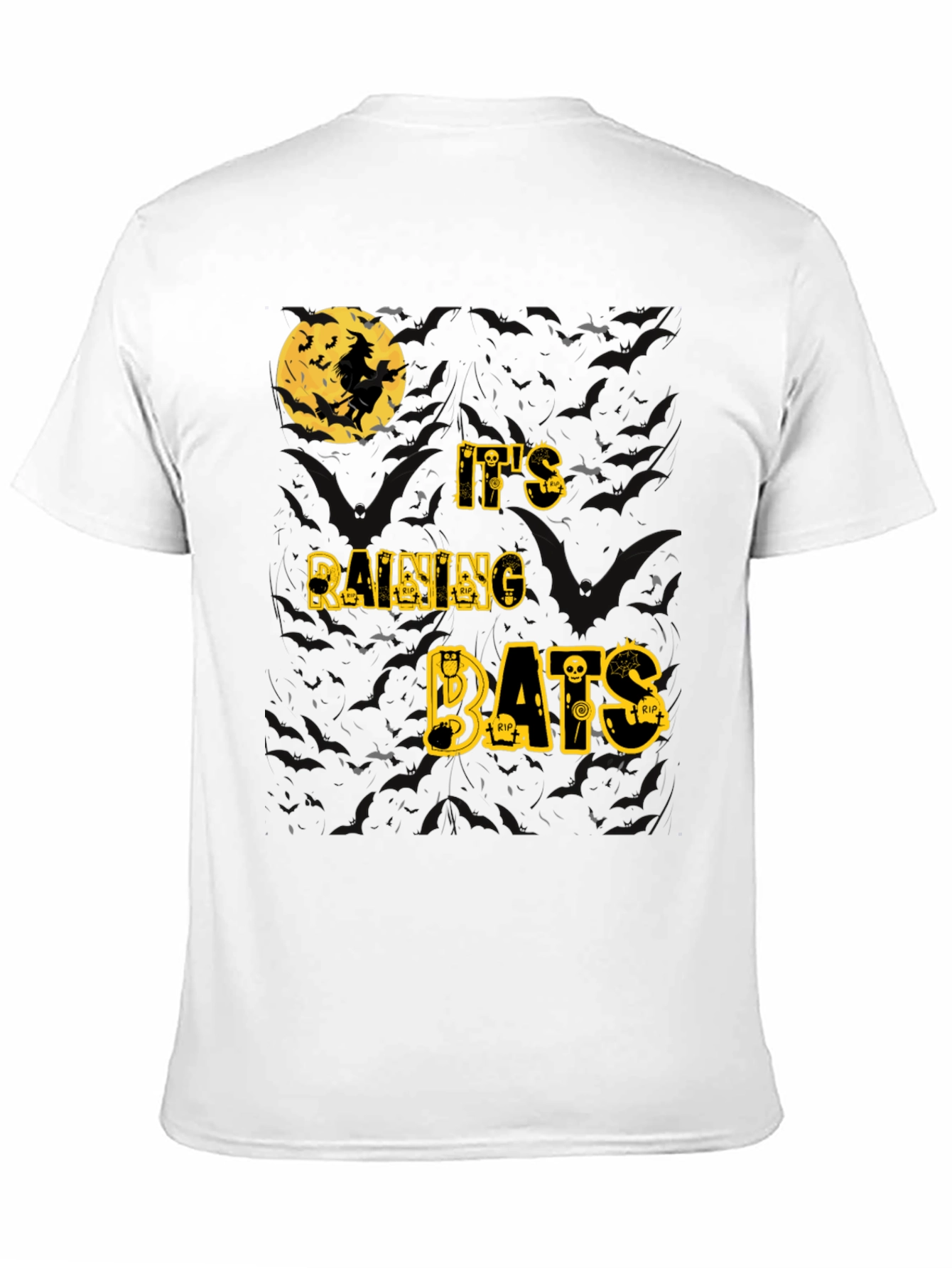 Halloween Witch Bats T-Shirt - Spooky Season Tee