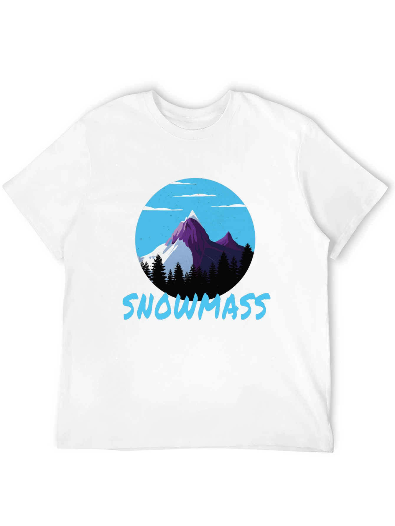 Snowmass Mountain Graphic Tee - Black