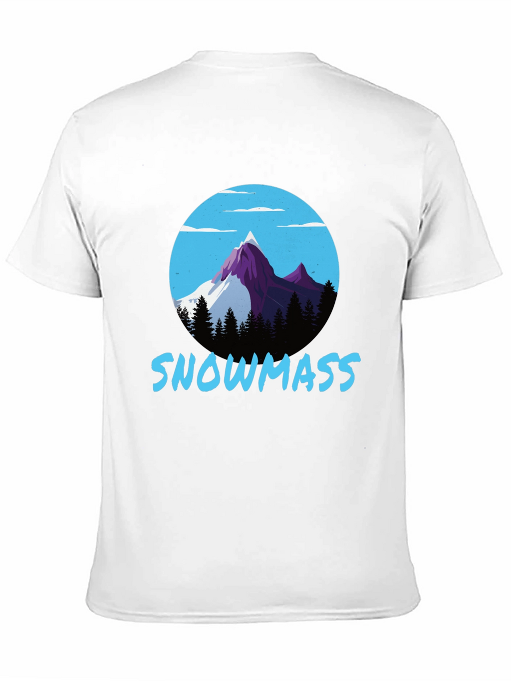 Snowmass Mountain Graphic Tee - Black