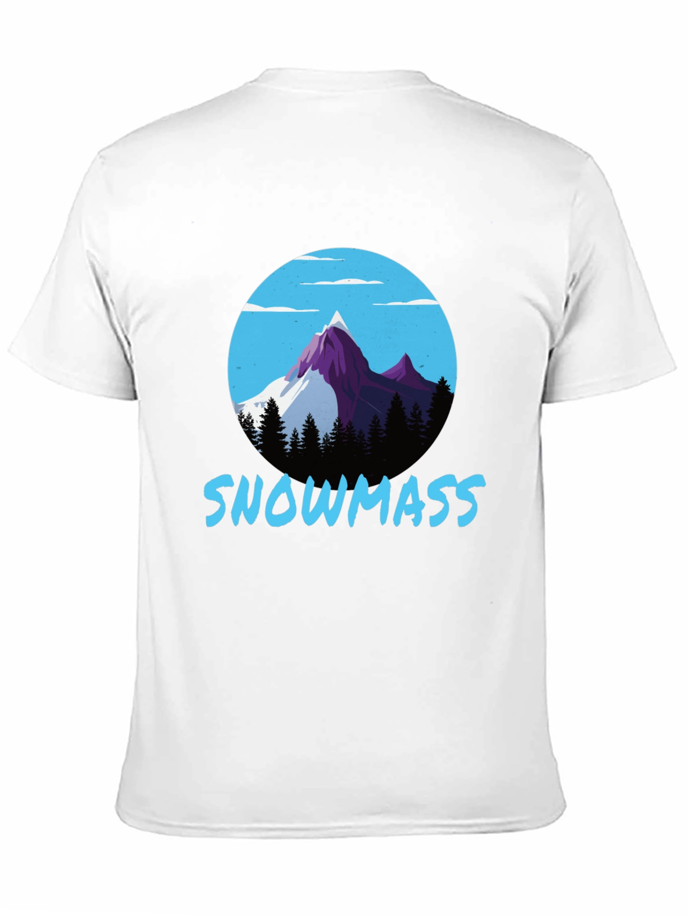Snowmass Mountain Graphic Tee - Black