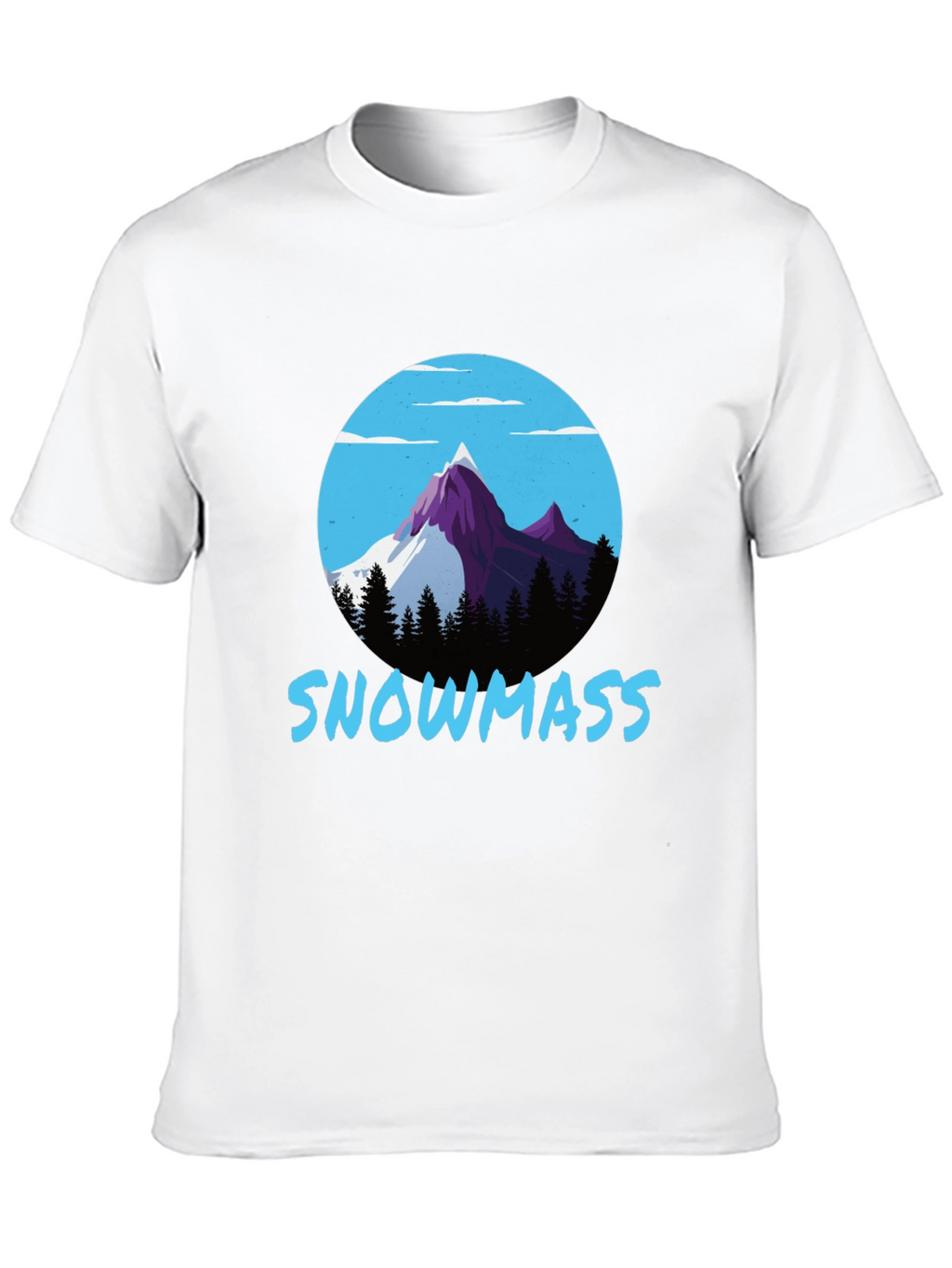 Snowmass Mountain Graphic Tee - Black