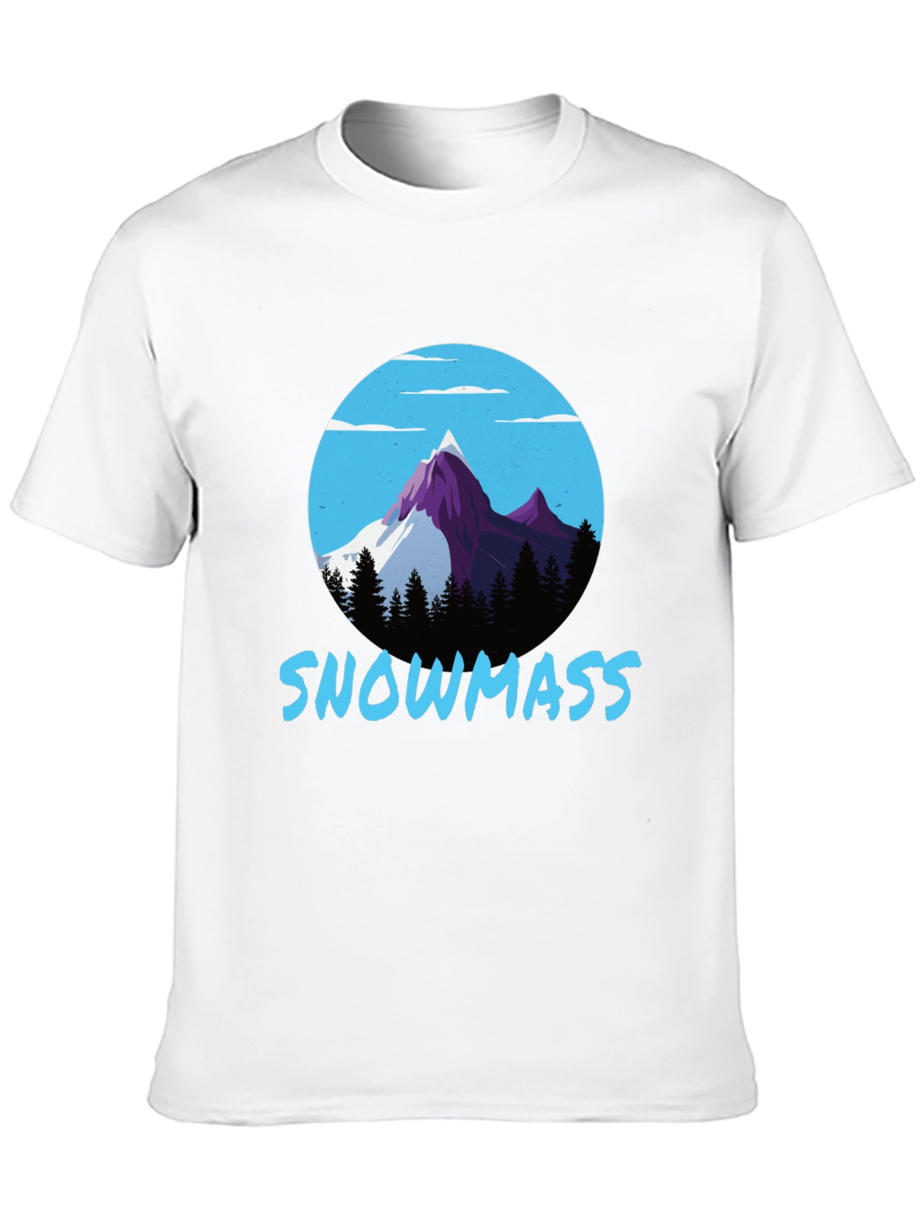 Snowmass Mountain Graphic Tee - Black