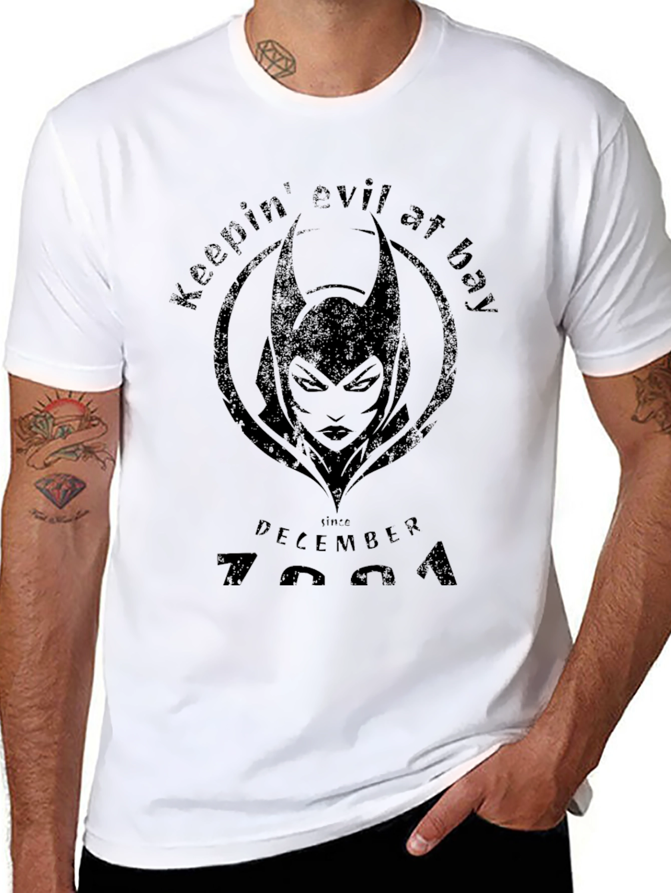 Keepin Evil At Bay Since December 1991 Graphic Tee