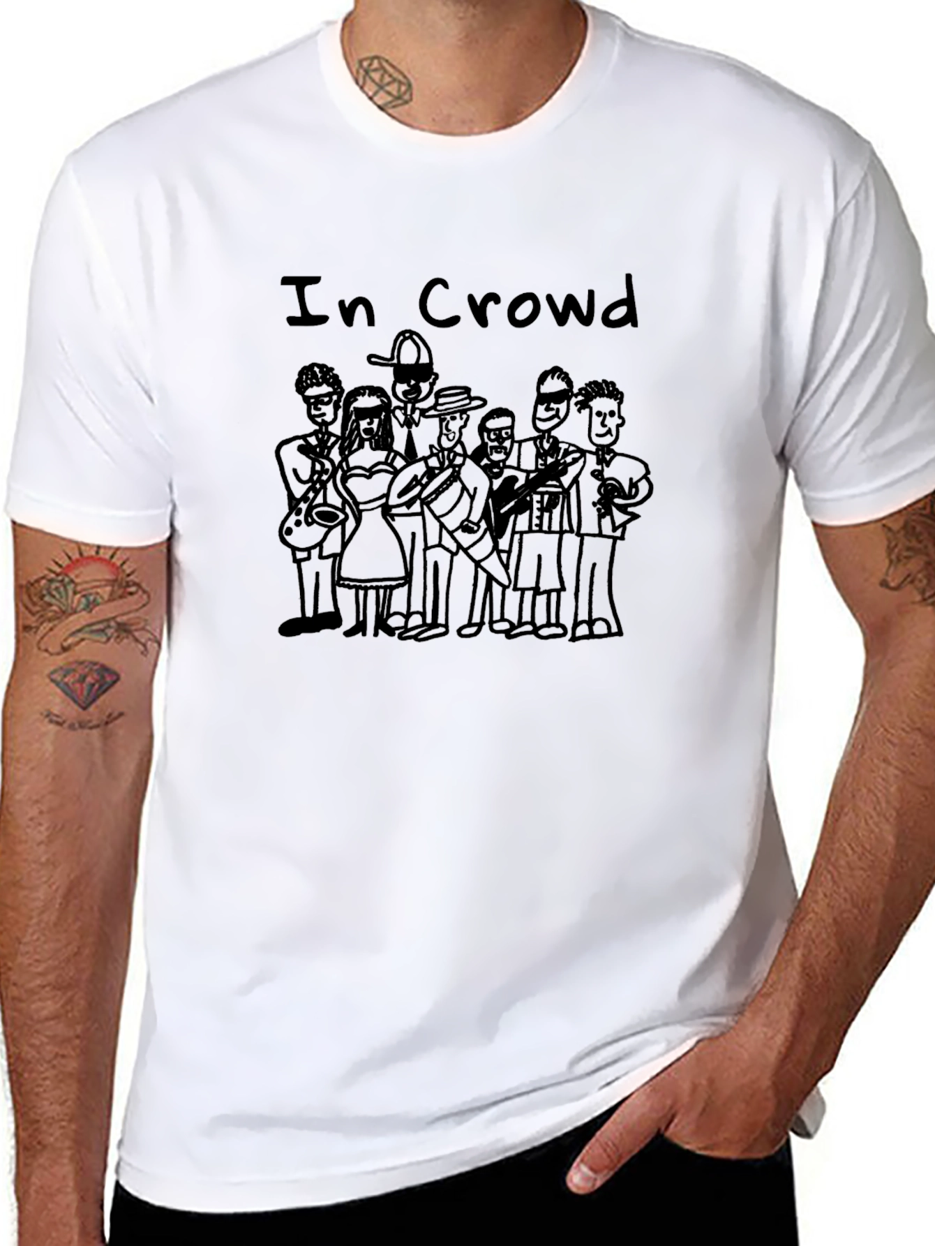 In Crowd Band Graphic T-Shirt