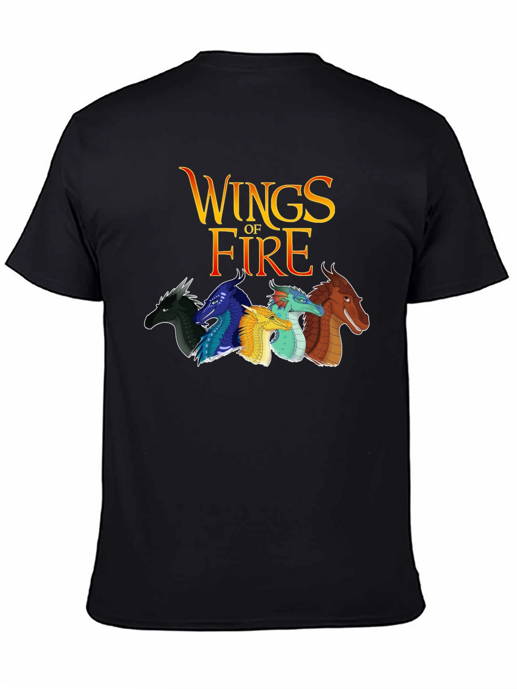 Wings of Fire Graphic Tee - Black