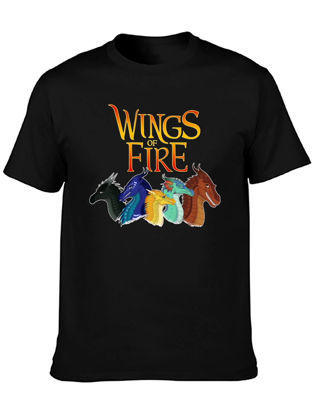 Wings of Fire Graphic Tee - Black