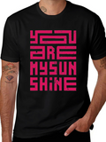 You Are My Sunshine Graphic T-Shirt - Black