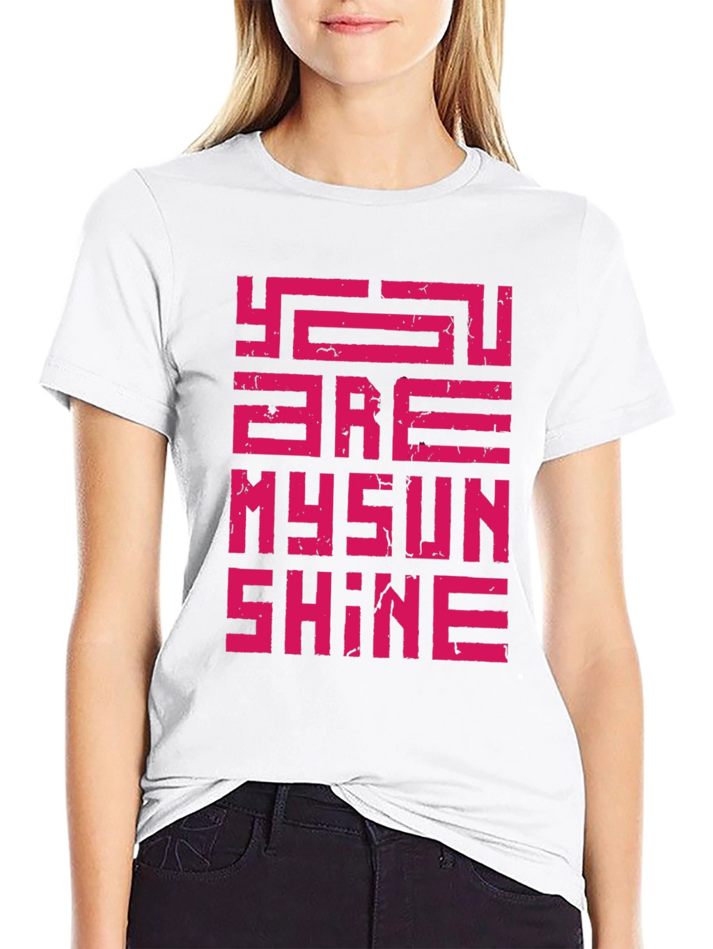 You Are My Sunshine Graphic T-Shirt - Black