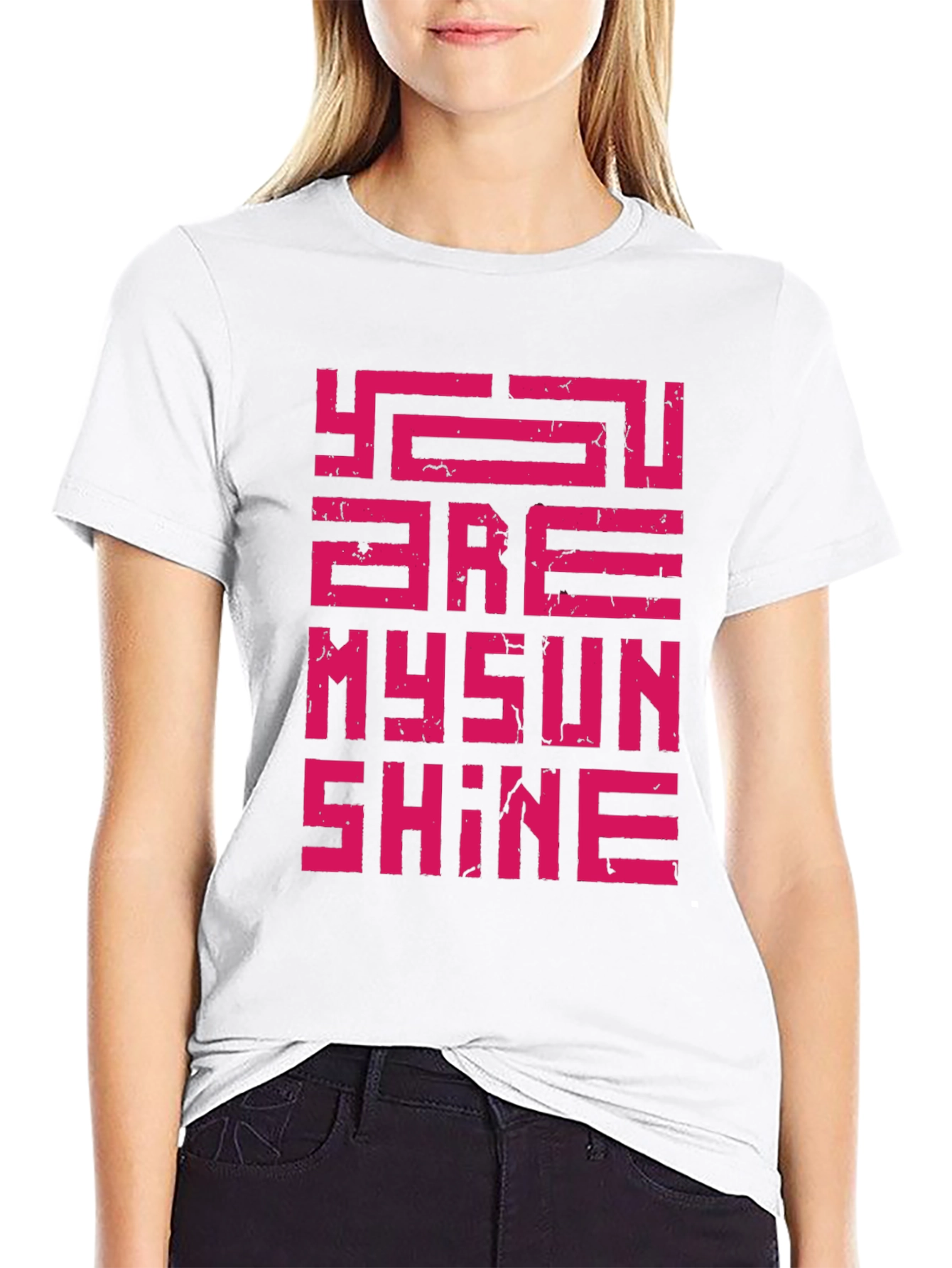 You Are My Sunshine Graphic T-Shirt - Black