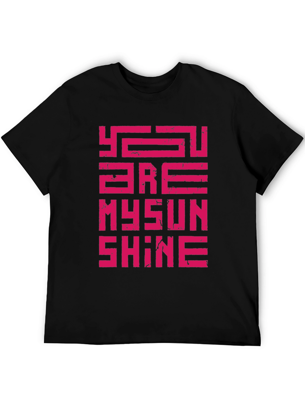 You Are My Sunshine Graphic T-Shirt - Black