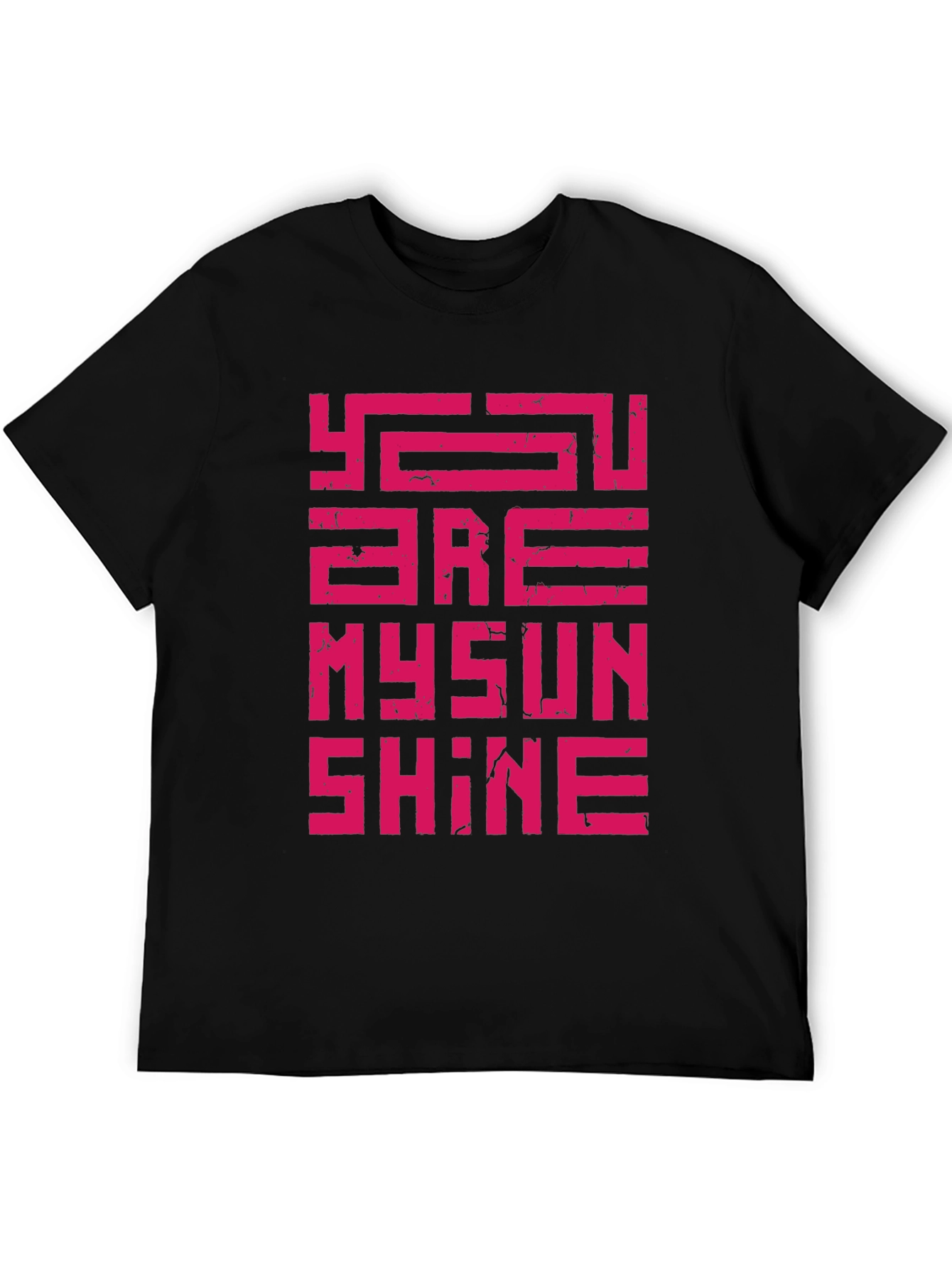 You Are My Sunshine Graphic T-Shirt - Black