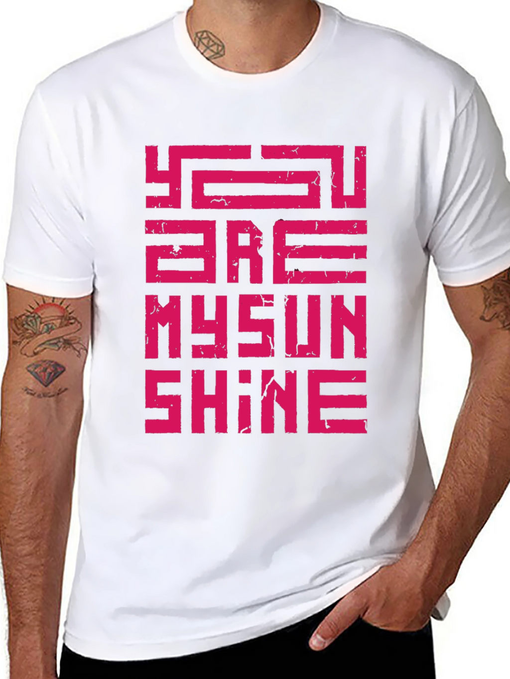 You Are My Sunshine Graphic T-Shirt - Black