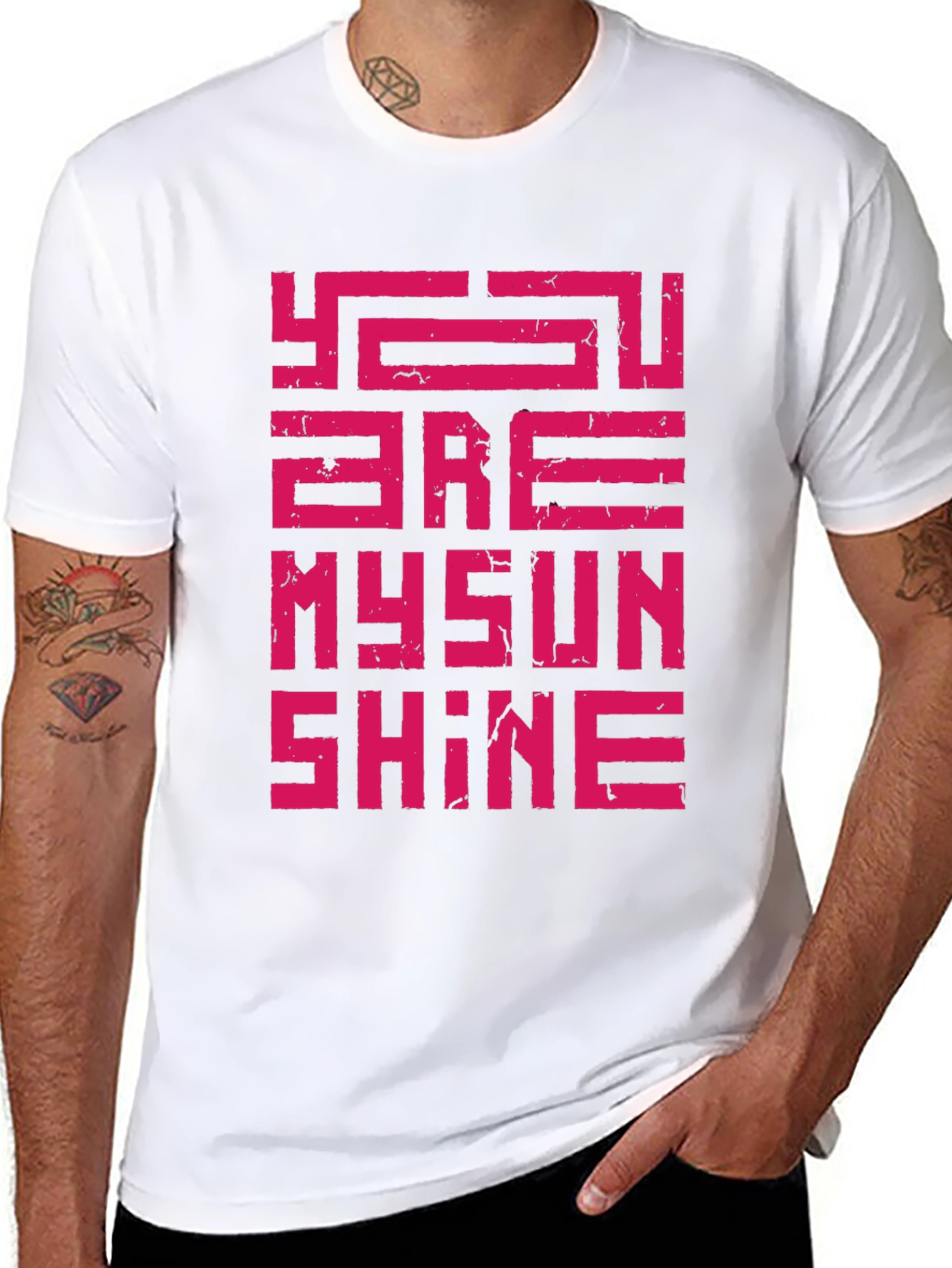 You Are My Sunshine Graphic T-Shirt - Black