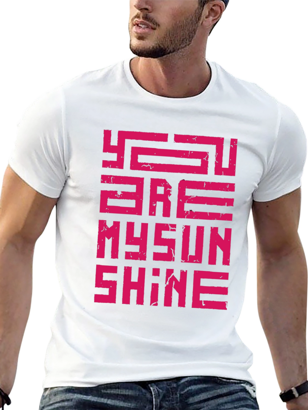 You Are My Sunshine Graphic T-Shirt - Black