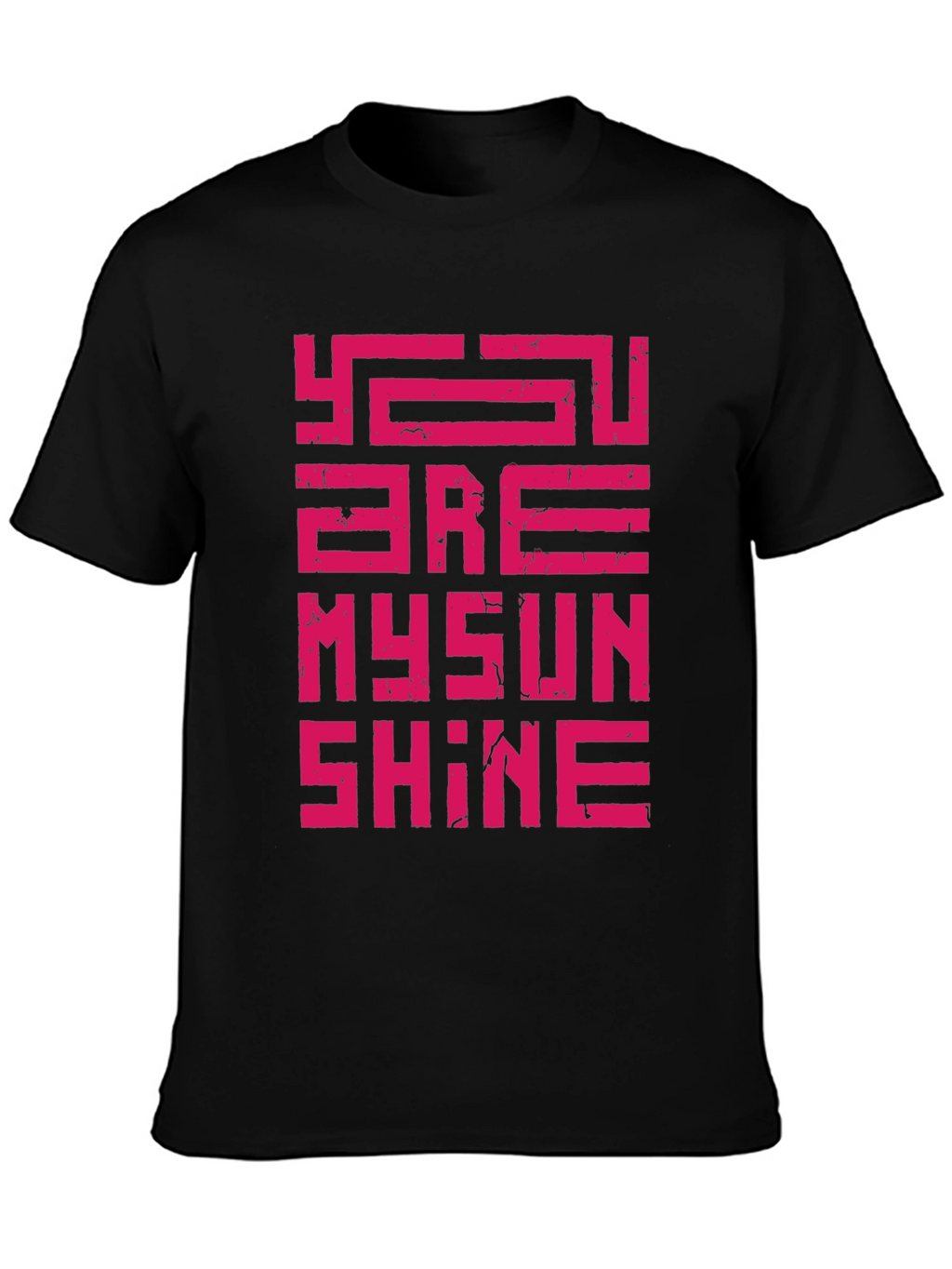 You Are My Sunshine Graphic T-Shirt - Black