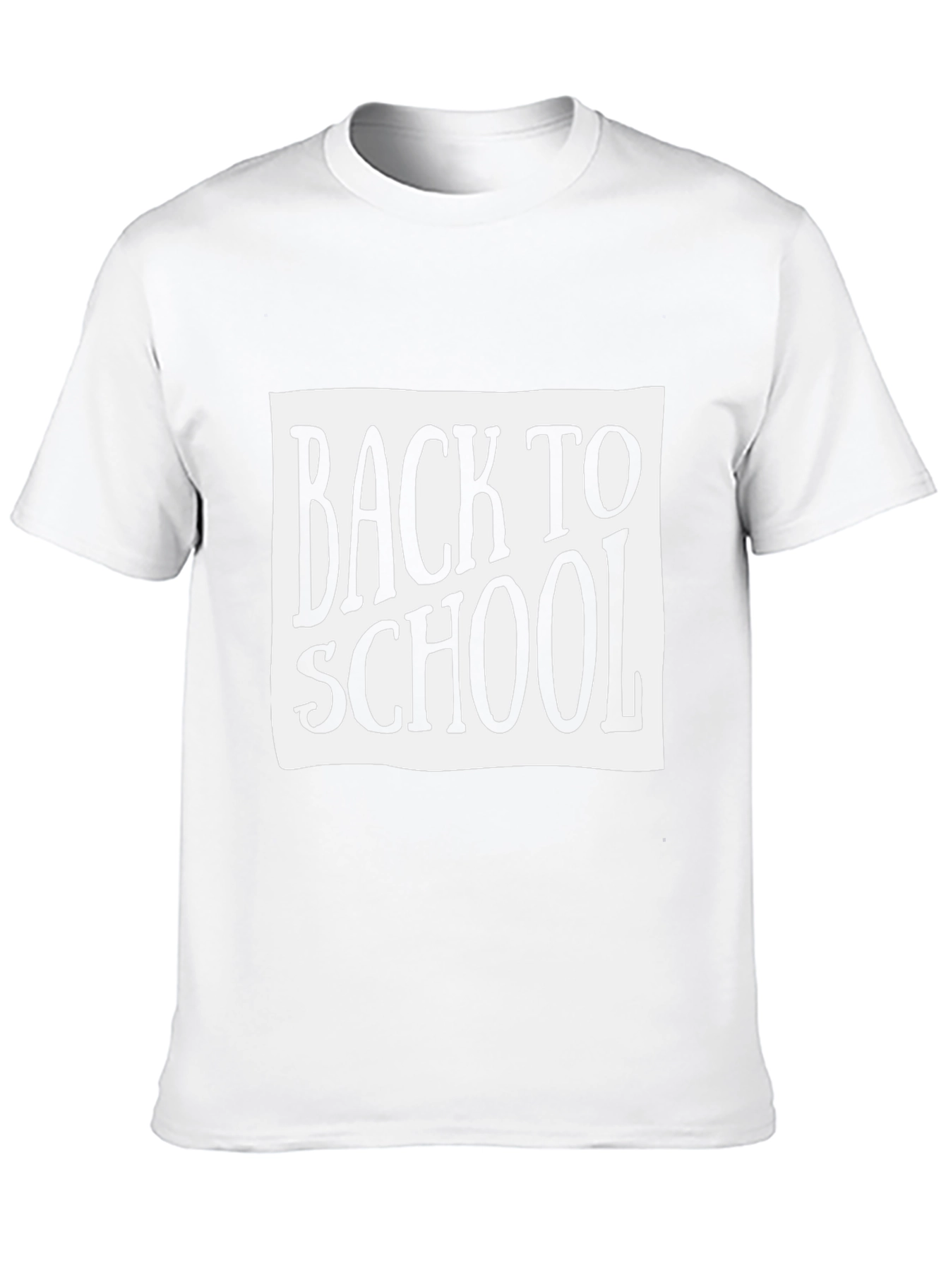 Back to School Graphic Tee - Black Cotton T-Shirt