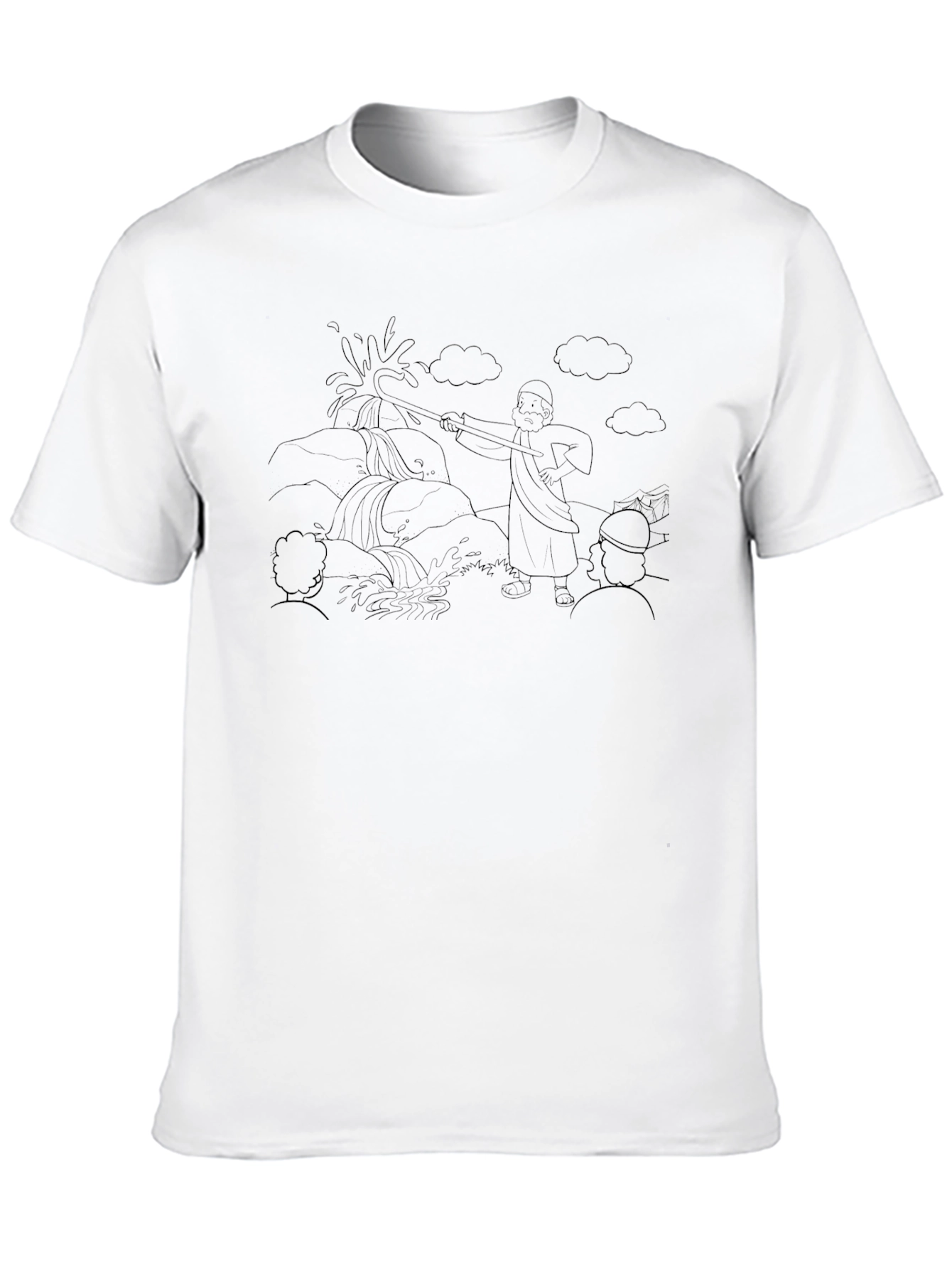 Moses Striking the Rock T-Shirt