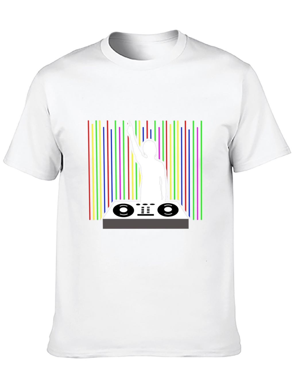DJ Graphic Black T-Shirt - Music Lover Tee