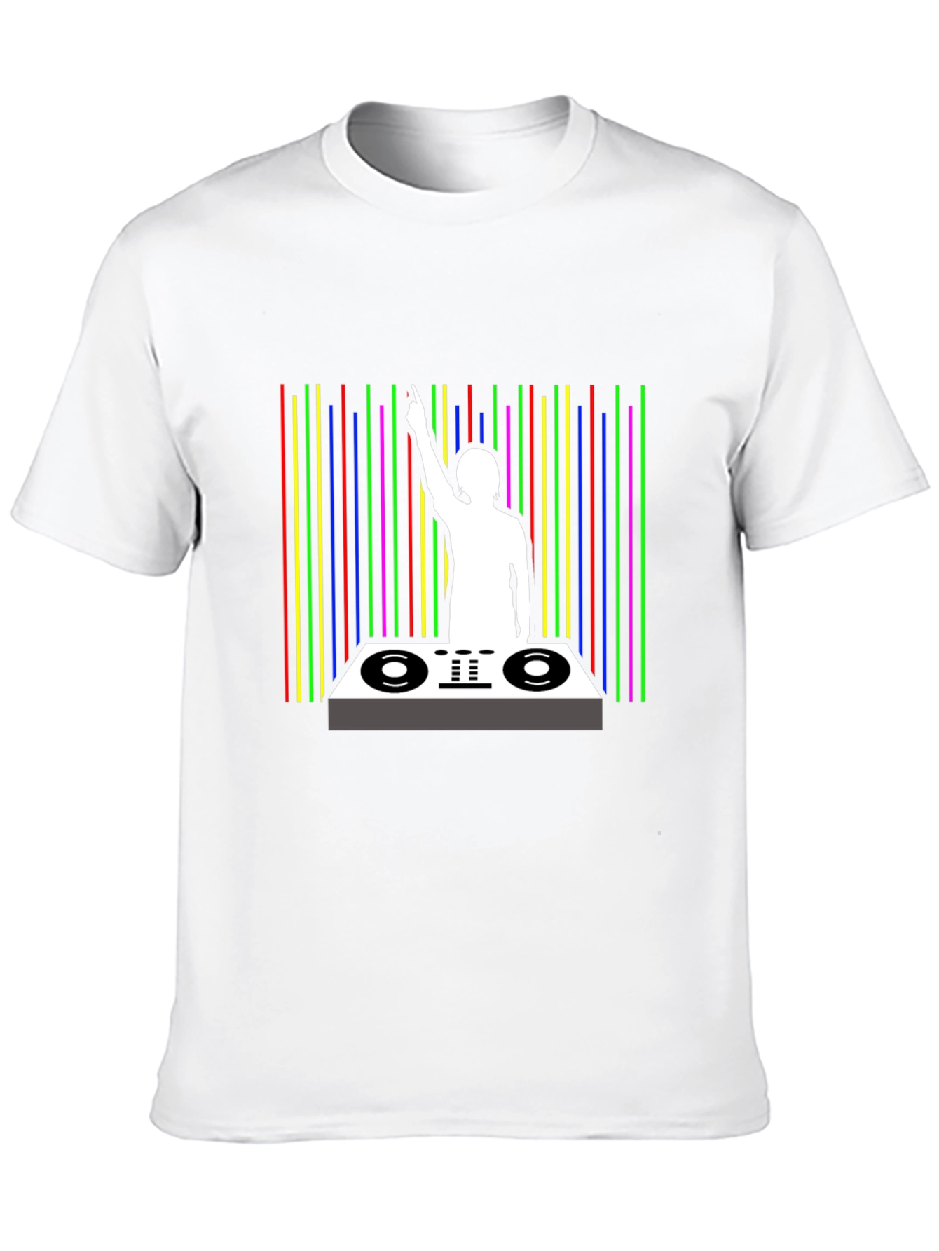 DJ Graphic Black T-Shirt - Music Lover Tee