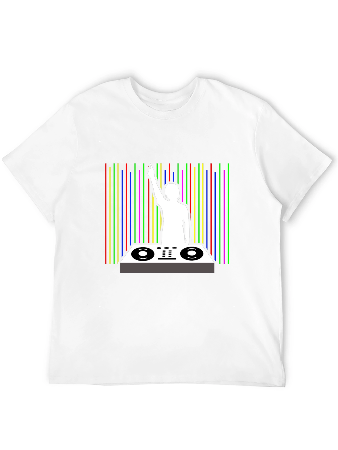 DJ Graphic Black T-Shirt - Music Lover Tee
