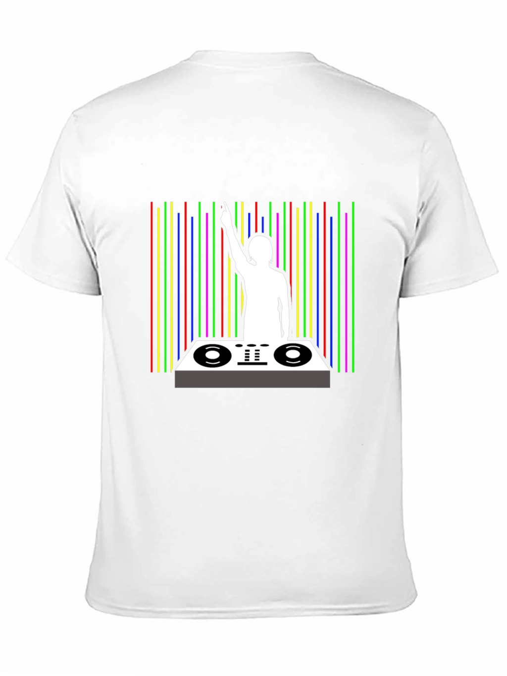 DJ Graphic Black T-Shirt - Music Lover Tee