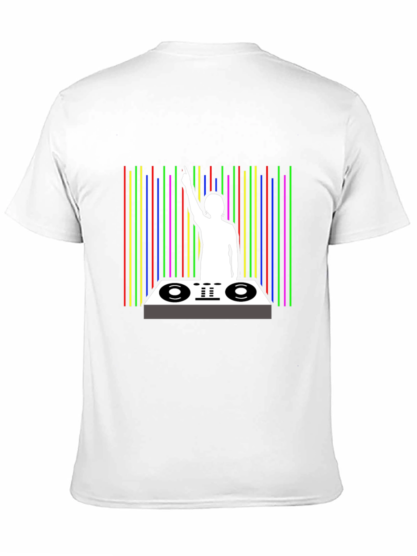 DJ Graphic Black T-Shirt - Music Lover Tee