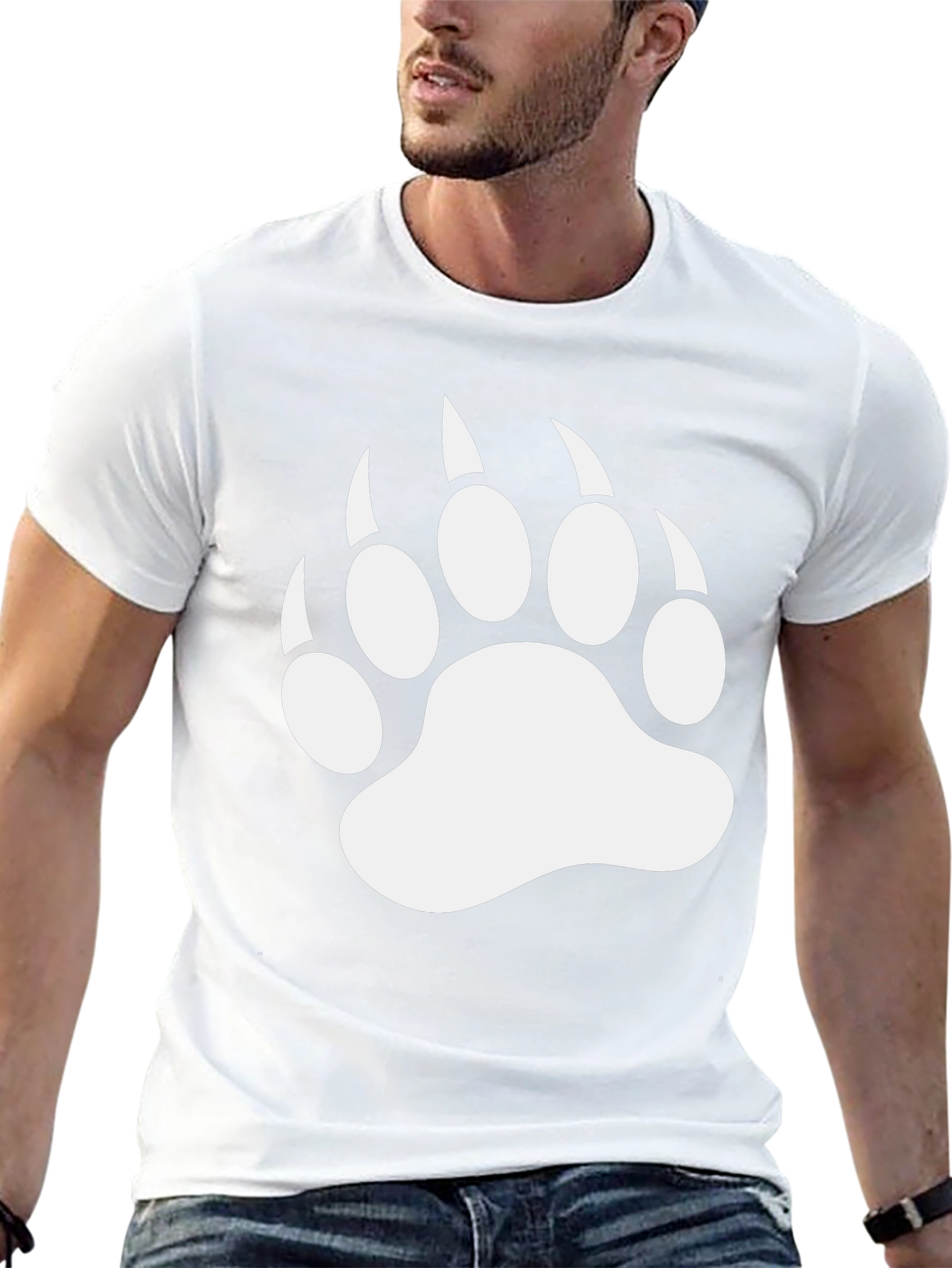 Bear Claw Graphic Tee - Mens Black T-Shirt