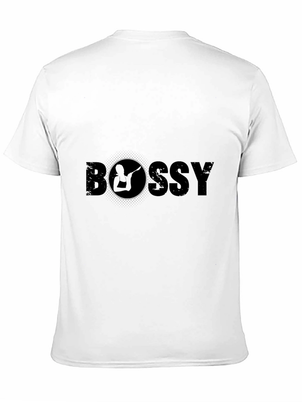 Bossy Graphic Tee - Cool Design Black T-Shirt