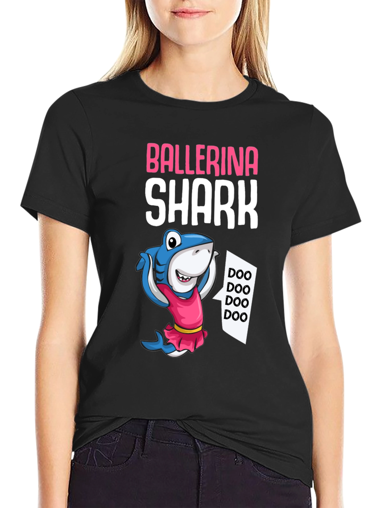 Ballerina Shark T-Shirt - Doo Doo Doo!