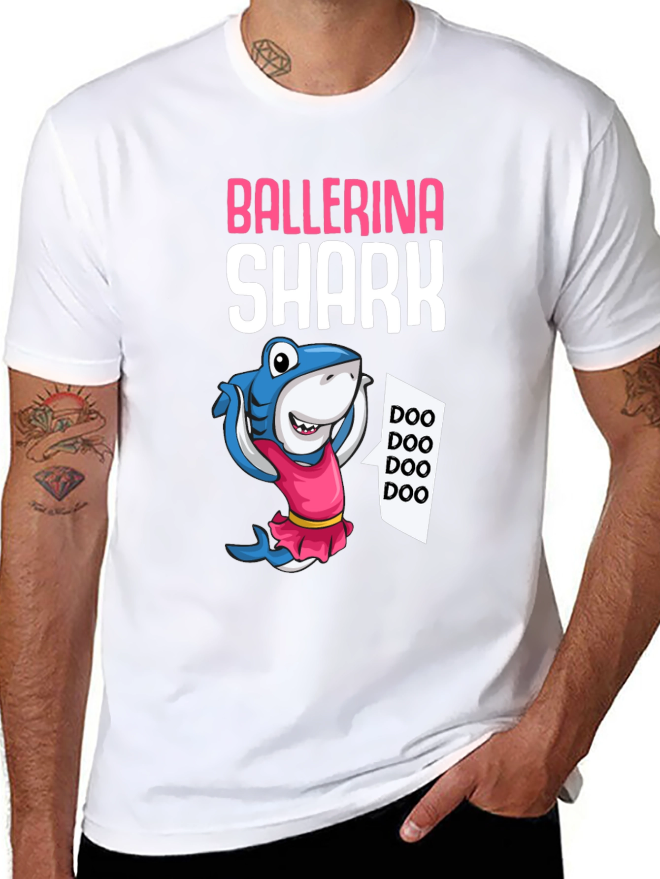 Ballerina Shark T-Shirt - Doo Doo Doo!