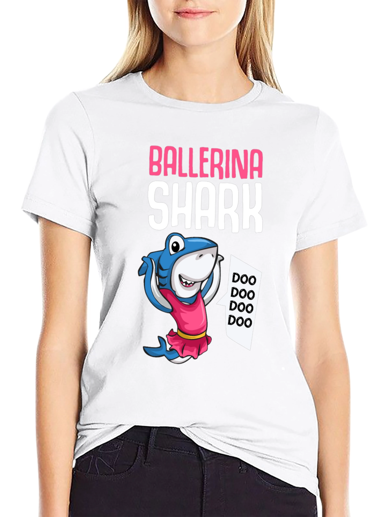 Ballerina Shark T-Shirt - Doo Doo Doo!