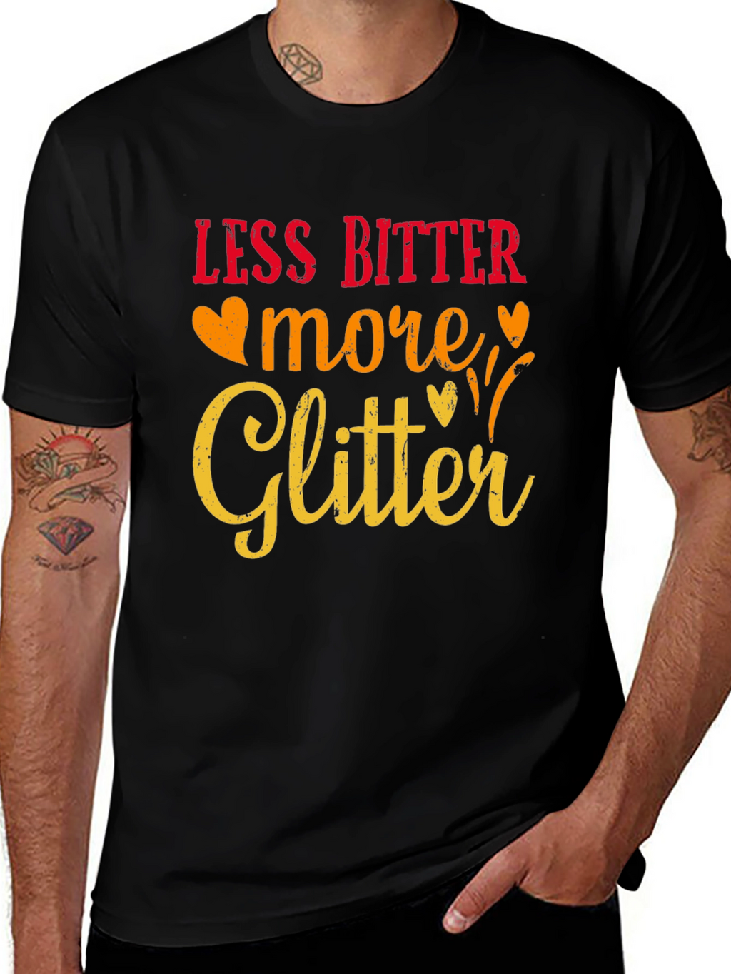 Less Bitter More Glitter Graphic Tee