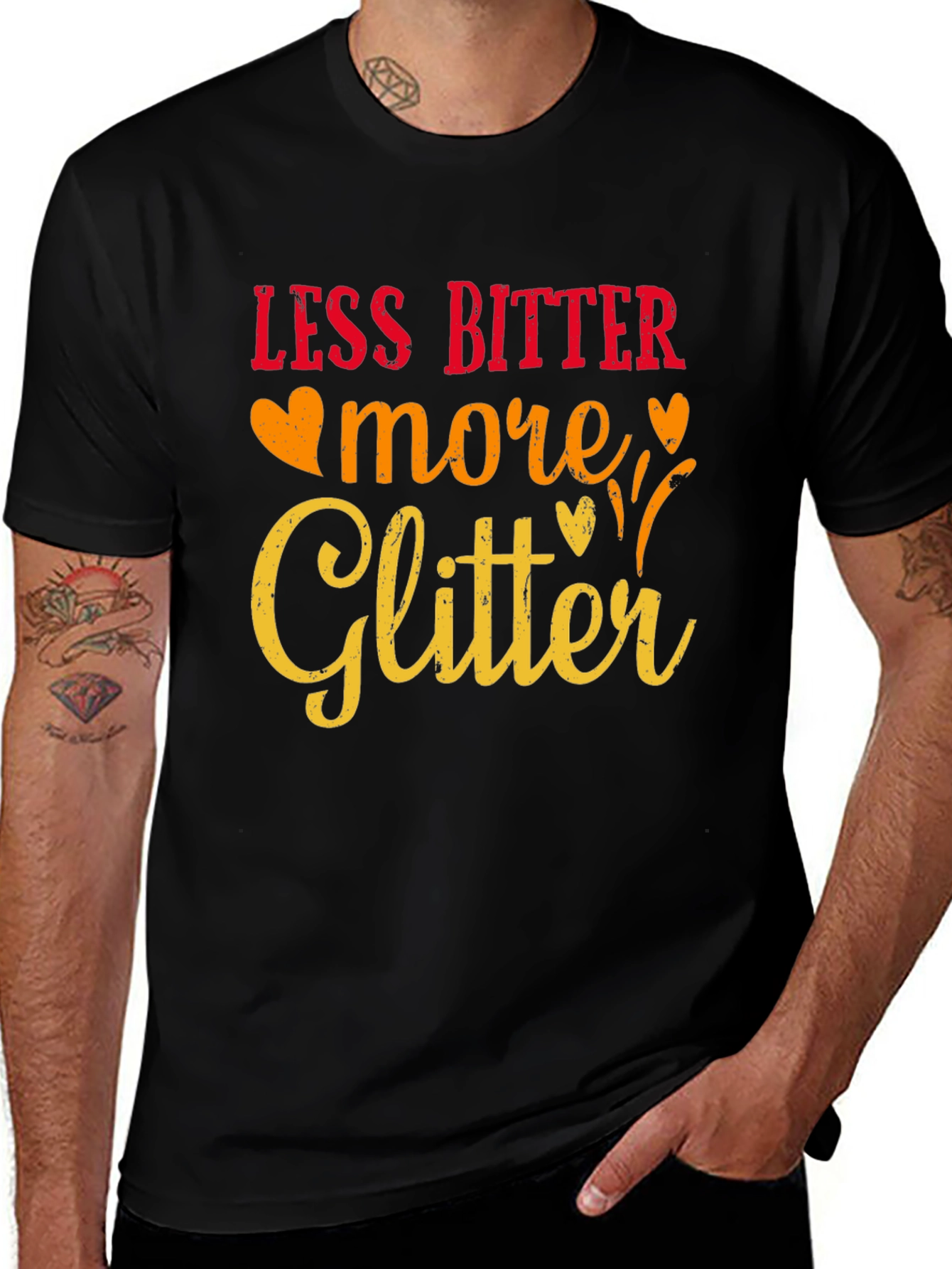 Less Bitter More Glitter Graphic Tee