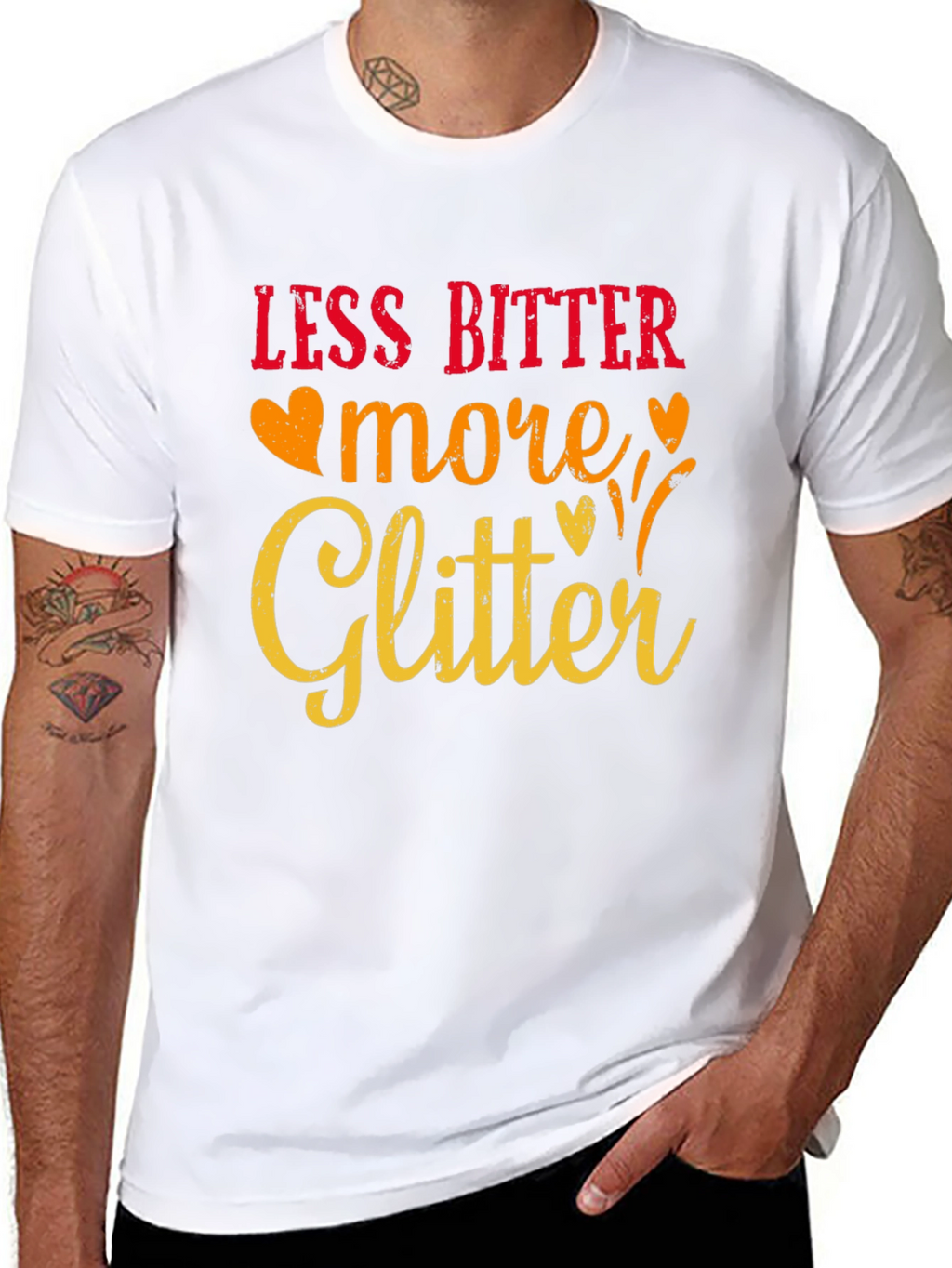 Less Bitter More Glitter Graphic Tee