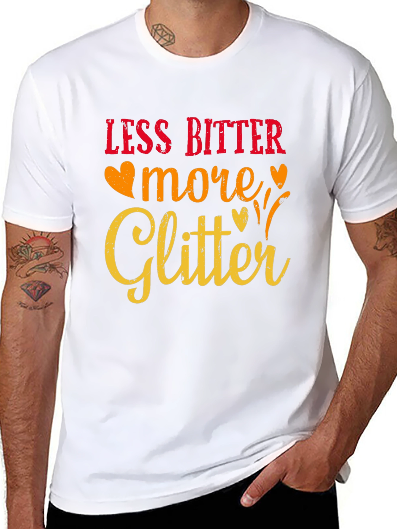 Less Bitter More Glitter Graphic Tee