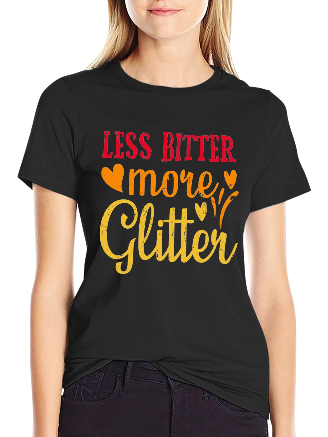 Less Bitter More Glitter Graphic Tee