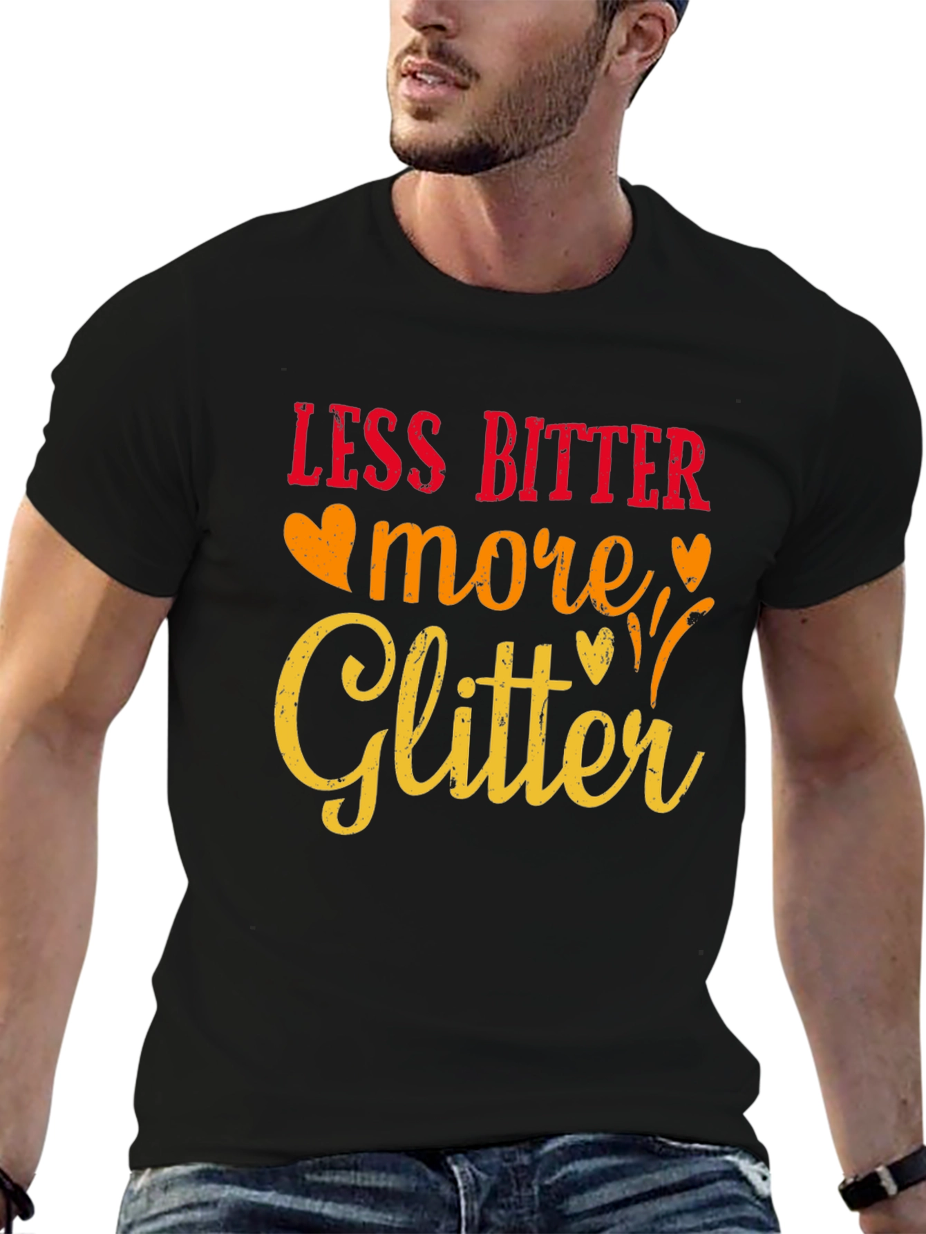 Less Bitter More Glitter Graphic Tee