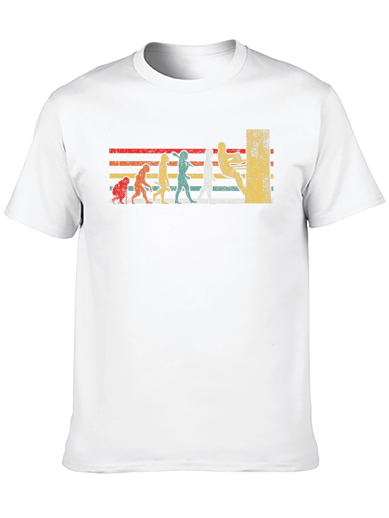 Evolution of Climbing T-Shirt - Funny Climber Tee