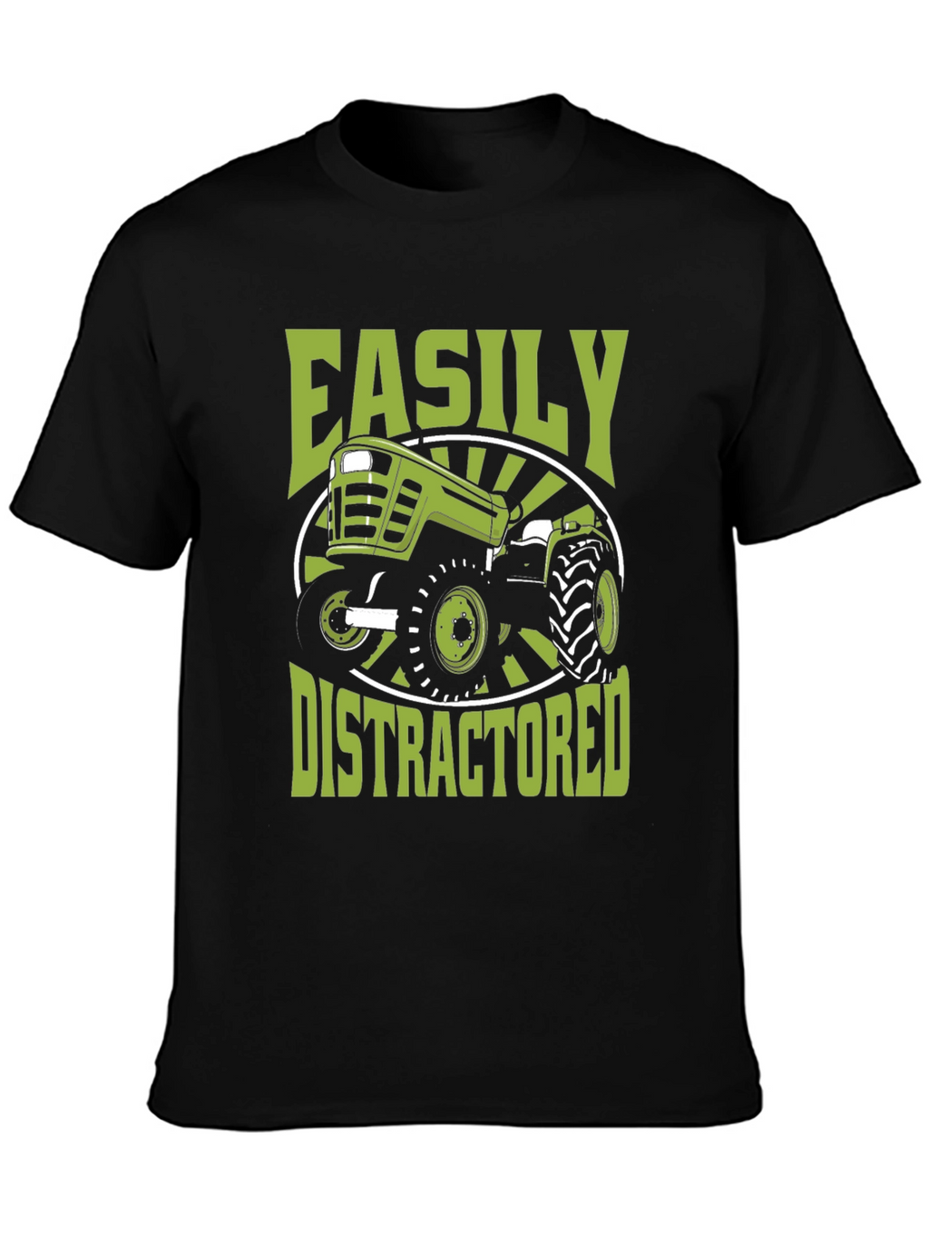 Easily Distractored Tractor Graphic Tee