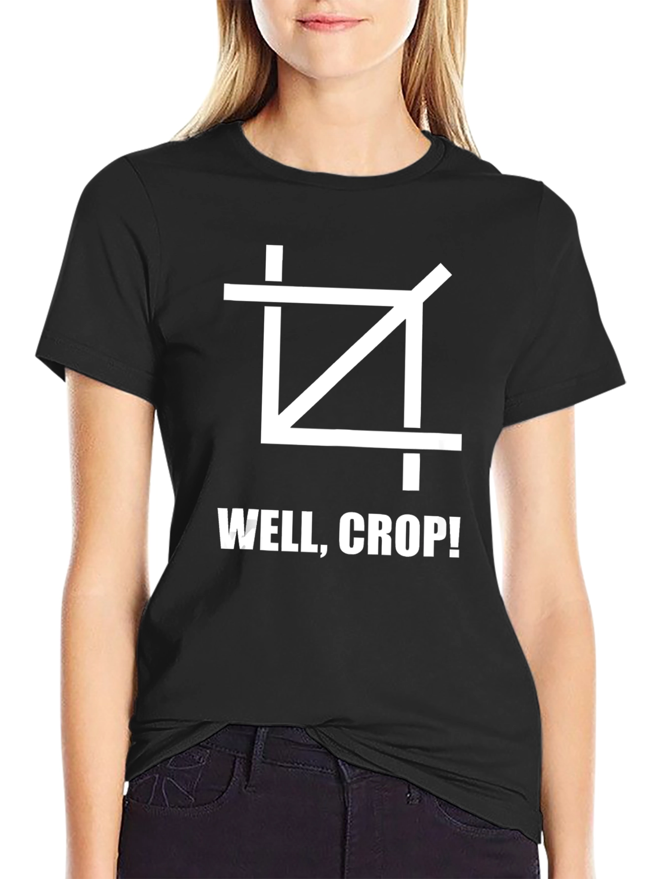Well Crop! T-Shirt - Funny Photographer Graphic Tee