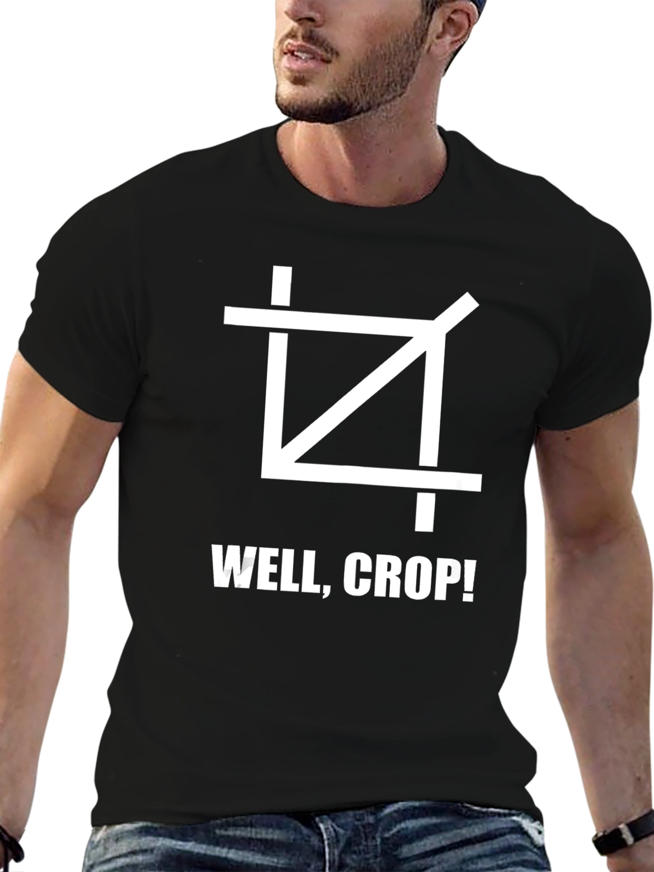 Well Crop! T-Shirt - Funny Photographer Graphic Tee