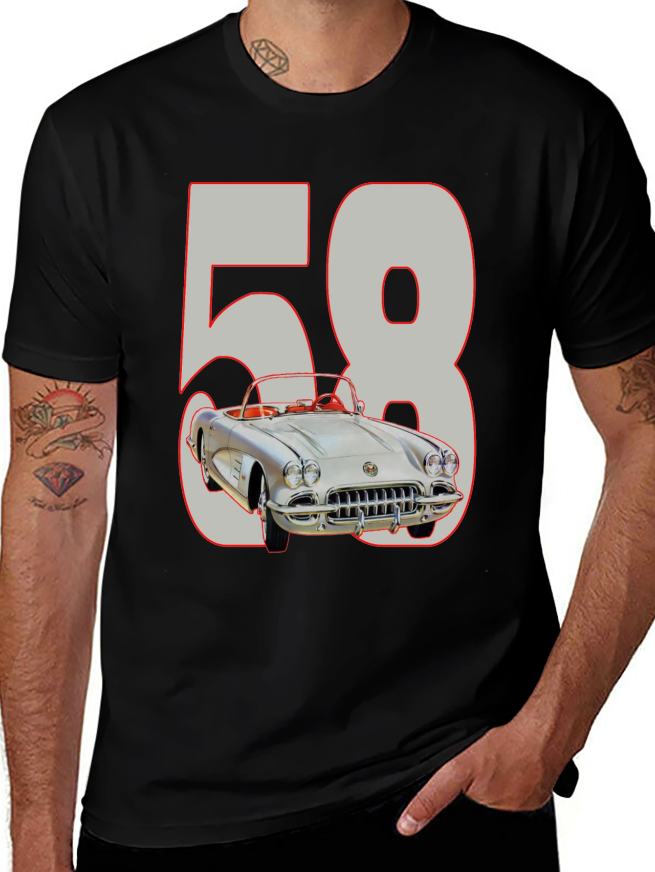 Classic 58 Corvette Graphic Tee