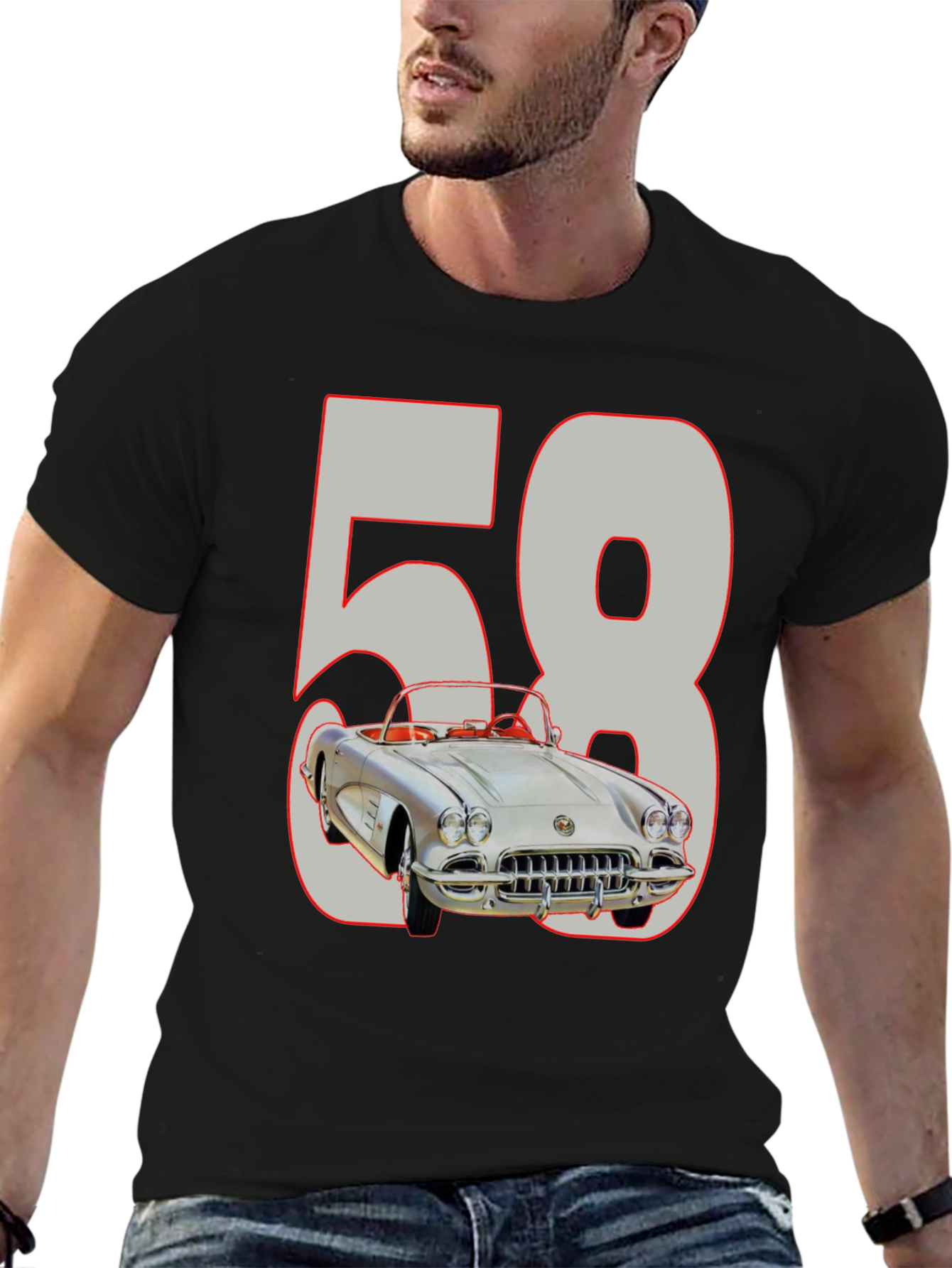 Classic 58 Corvette Graphic Tee