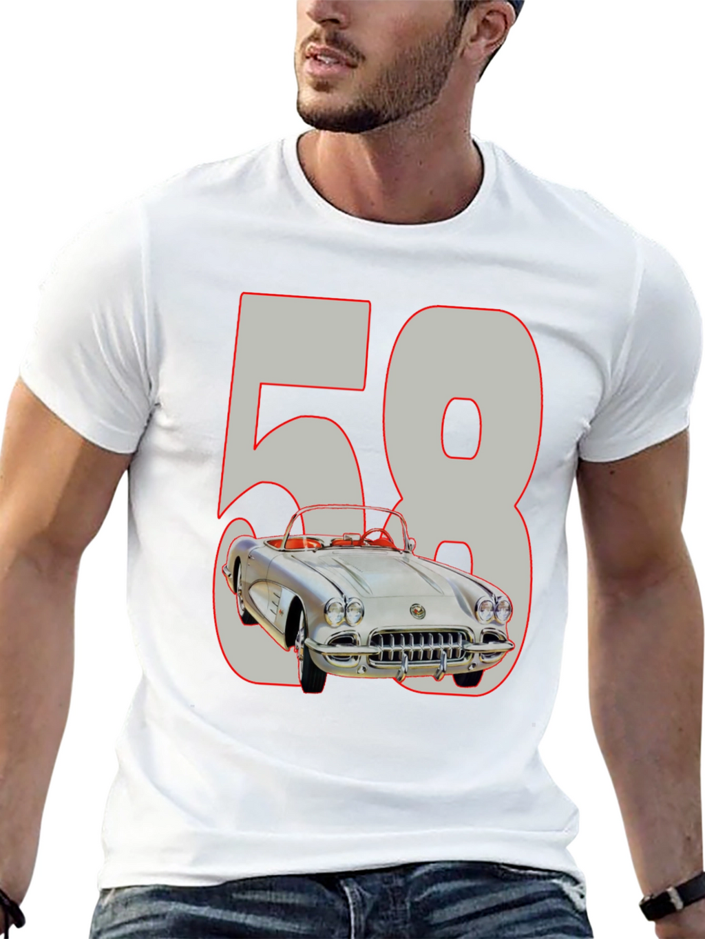 Classic 58 Corvette Graphic Tee